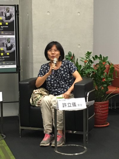 台西村反污染自救會成員、彰化大城鄉受害感染戶代表許立儀。(陳耀宗攝) 台西村反污染自救會成員、彰化大城鄉受害感染戶代表許立儀。(陳耀宗攝)