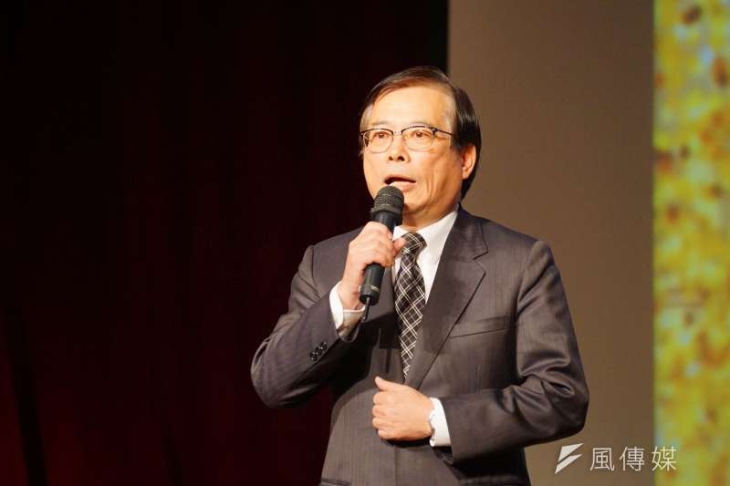 年金改革國是會議北區會議,勞動部長郭芳煜主持出席,被質疑不具備擔任主席資格。(盧逸峰攝)