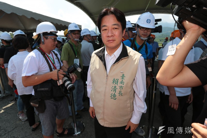 20170609-台南市長賴清德 9日至白河水庫壩頂視察「白河水庫改善計劃」。(顏麟宇攝) 20170609-台南市長賴清德 9日至白河水庫壩頂視察「白河水庫改善計劃」。(顏麟宇攝)