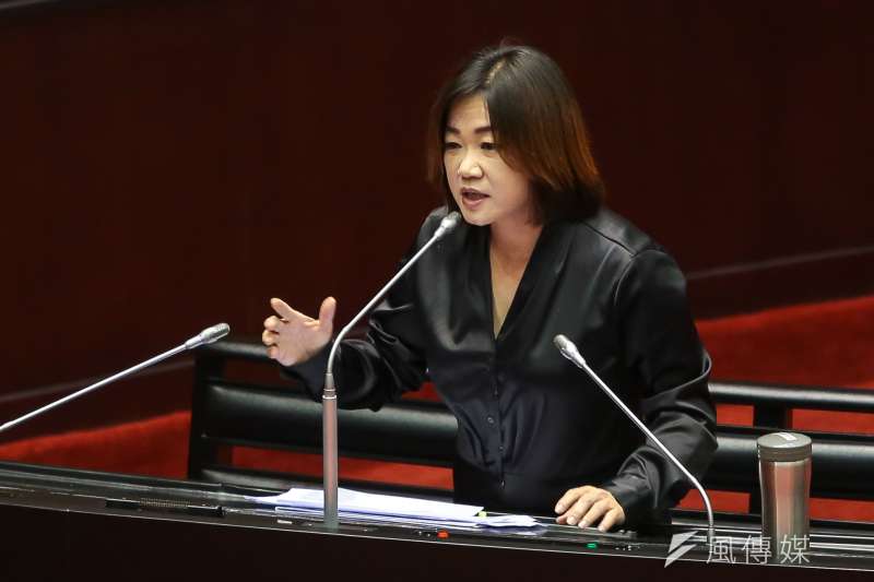 20171013-國民黨立委馬文君13日於立院質詢。(顏麟宇攝) 20171013-國民黨立委馬文君13日於立院質詢。(顏麟宇攝)