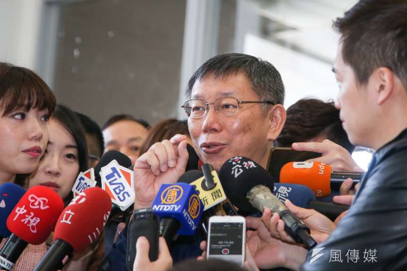 20180114-台北市長柯文哲視察由婦聯五村改建成的北市公共住宅模範標竿─健康公宅。(陳明仁攝) 20180114-台北市長柯文哲視察由婦聯五村改建成的北市公共住宅模範標竿─健康公宅。(陳明仁攝)