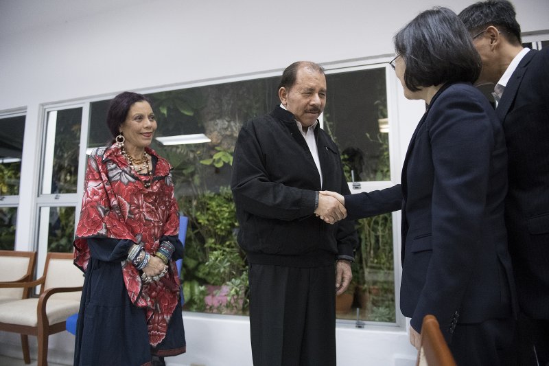 2017-01-11-蔡英文抵達尼加拉瓜-會見總統奧迪嘉(Daniel Ortega)伉儷-總統府提供 2017-01-11-蔡英文抵達尼加拉瓜-會見總統奧迪嘉(Daniel Ortega)伉儷-總統府提供