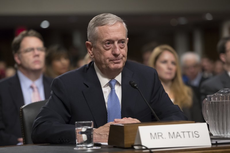 美國國防部長馬提斯(James Mattis)(AP) 美國國防部長馬提斯(James Mattis)(AP)
