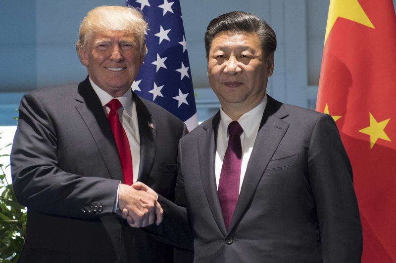 美國總統川普8日與中國國家主席習近平在德國漢堡舉行雙邊會談(AP) 美國總統川普8日與中國國家主席習近平在德國漢堡舉行雙邊會談(AP)