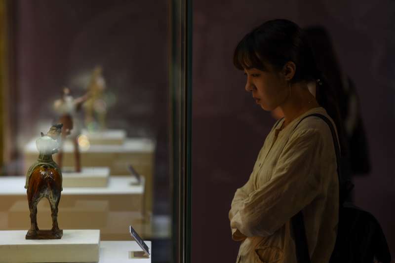 「動.境──中華古代體育文物展」在天津展出(新華社) 「動.境──中華古代體育文物展」在天津展出(新華社)