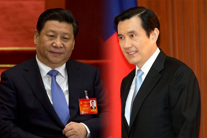 兩岸政策協會的民調結果顯示,43.9%的受訪者贊成馬習會,32.2%不贊成。(吳逸驊攝、美聯社/影像合成:風傳媒)