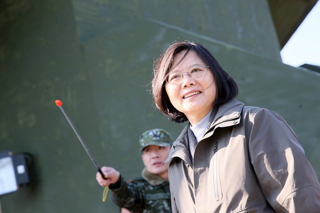20170415-蔡英文 國軍演習(資料照,總統府提供) 20170415-蔡英文 國軍演習(資料照,總統府提供)