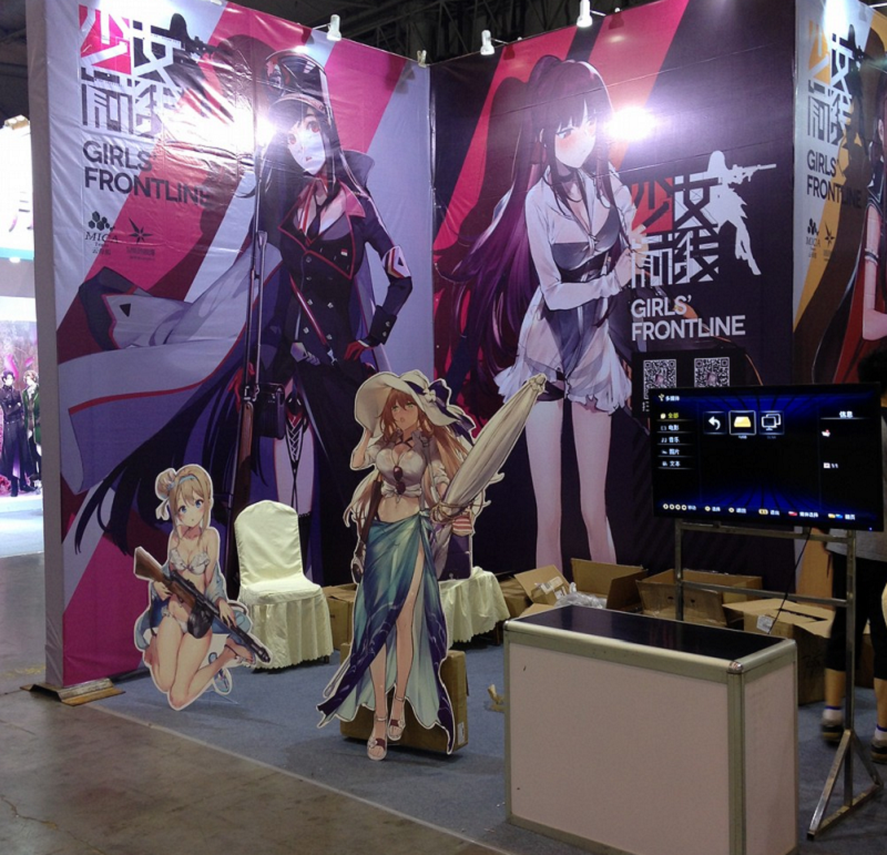 在台灣、南韓也都有高人氣的《少女前線》(胡又天提供) 在台灣、南韓也都有高人氣的《少女前線》(胡又天提供)