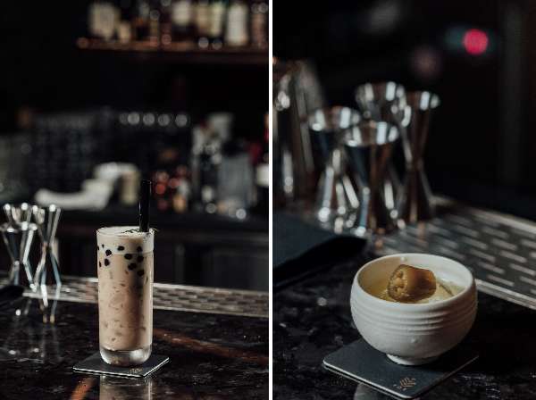 來 KOR Taipei當然要點 HardKOR Boba Tea (左),以台灣珍珠奶茶為主題,加入烏龍茶波本威士忌,結合榛果、蜂蜜和奶香,成為威士忌版的珍珠奶茶。Gao-lapeño (右)也是來 KOR Taipe(圖/明日誌MOT TIMES提供) 來 KOR Taipei當然要點 HardKOR Boba Tea (左),以台灣珍珠奶茶為主題,加入烏龍茶波本威士忌,結合榛果、蜂蜜和奶香,成為威士忌版的珍珠奶茶。Gao-lapeño (右)也是來 KOR Taipe(圖/明日誌MOT TIMES提供)