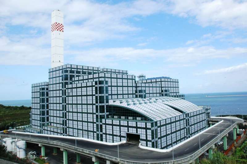 新北市 八里焚化廠。(圖/城市美學新態度提供) 新北市 八里焚化廠。(圖/城市美學新態度提供)