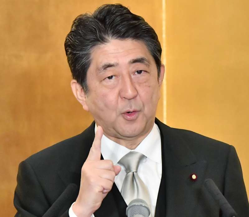 安倍晉三。(美聯社) 安倍晉三。(美聯社)