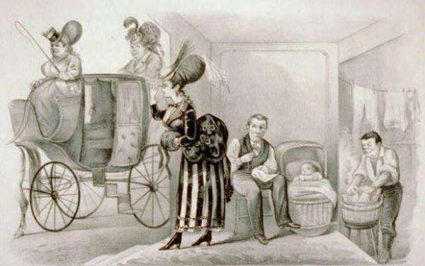 1869年,“美国女性投票权协会”成立,一幅讽刺石版画探讨它的可能后果(圖/澎湃新聞) 1869年,“美国女性投票权协会”成立,一幅讽刺石版画探讨它的可能后果(圖/澎湃新聞)