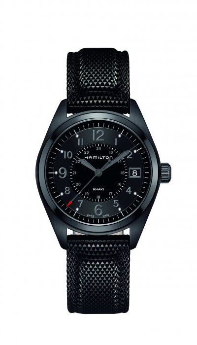 Hamilton Khaki Field卡其野戰系列Quartz石英腕錶,錶徑40毫米,回歸軍錶對於極致精準的渴望。(圖/Hamilton提供) Hamilton Khaki Field卡其野戰系列Quartz石英腕錶,錶徑40毫米,回歸軍錶對於極致精準的渴望。(圖/Hamilton提供)