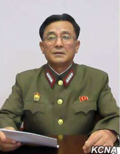 朝鮮人民軍戰略軍司令官金絡謙大將。