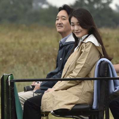 日本皇室秋篠宮文仁親王和女兒真子公主,2017年8月攝於匈牙利(AP) 日本皇室秋篠宮文仁親王和女兒真子公主,2017年8月攝於匈牙利(AP)