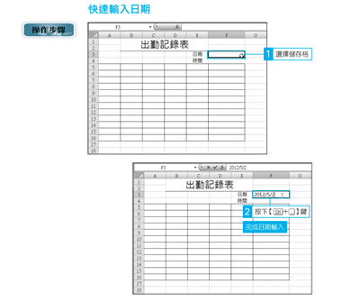 Excel快捷鍵01(圖/風傳媒製) Excel快捷鍵01(圖/風傳媒製)