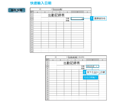 Excel快捷鍵01（圖／風傳媒製）