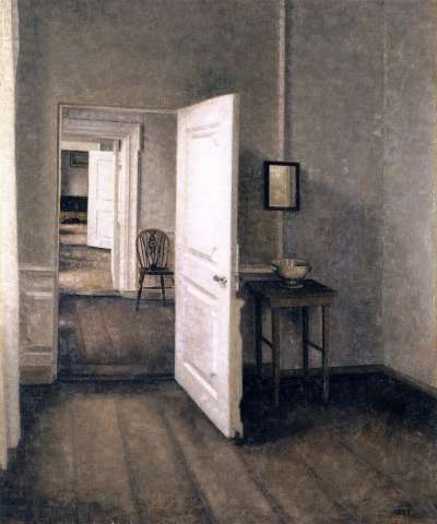 四個房間、藝術家的家 Four Rooms, Interior from the Artist's Home, Strandgade 25, 1914（圖/維基百科）