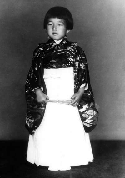 1938,時年五歲的明仁親王。(美聯社) 1938,時年五歲的明仁親王。(美聯社)
