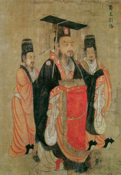 劉備稱帝(圖/維基百科) 劉備稱帝(圖/維基百科)