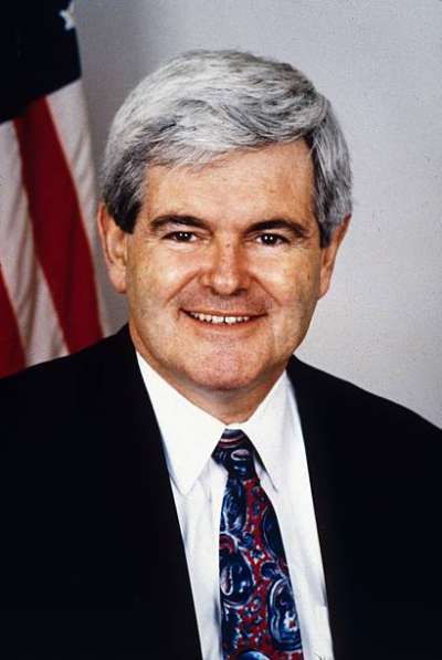 20190821-1994年代表共和黨參選眾議員的金瑞契（Newt Gingrich）。（資料照，取自維基百科／公有領域）