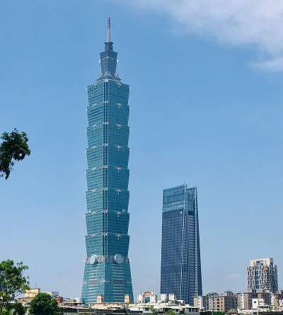 曾為世界第一高的台北101(圖/維基百科) 曾為世界第一高的台北101(圖/維基百科)