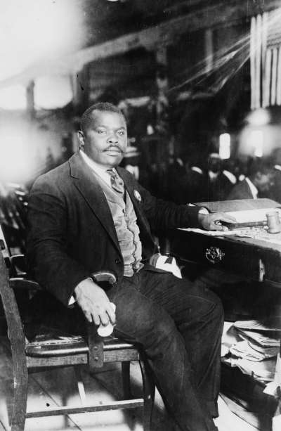 20200110-馬可仕.莫夏.賈威(Marcus Mosiah Garvey)。(資料照,取自維基百科) 20200110-馬可仕.莫夏.賈威(Marcus Mosiah Garvey)。(資料照,取自維基百科)