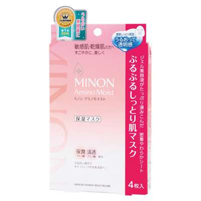 MINON水潤保濕修護面膜針對敏感、乾燥皮膚而設計。(圖/日藥本舖官網) MINON水潤保濕修護面膜針對敏感、乾燥皮膚而設計。(圖/日藥本舖官網)
