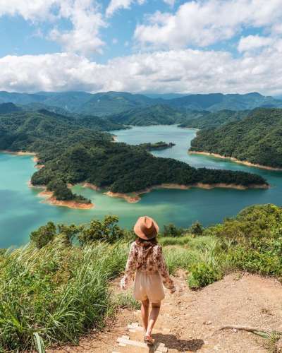 北部過年走春景點-新北石碇鱷魚島。 （圖／haixing0527, Instagram）