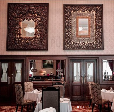 Lawry's 勞瑞斯牛肋排餐廳。(圖 / 取自ig@hannanpu) Lawry's 勞瑞斯牛肋排餐廳。(圖 / 取自ig@hannanpu)