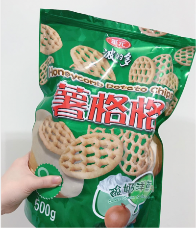 華元薯格格酸奶洋蔥口味(圖/Instagram@chunchun0120授權提供) 華元薯格格酸奶洋蔥口味(圖/Instagram@chunchun0120授權提供)