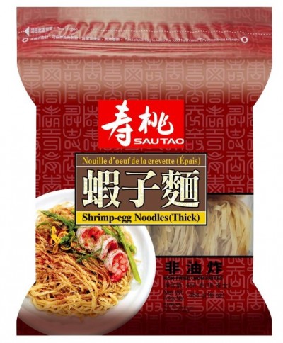 香港必買伴手禮推薦：壽桃牌蝦子麵、瑤柱麵。（圖／取自壽桃牌官網）
