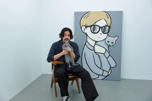日本藝術家橋爪悠也首次來台舉辦個展,帶來最受歡迎的《eyewater》系列(圖/索卡藝術提供)