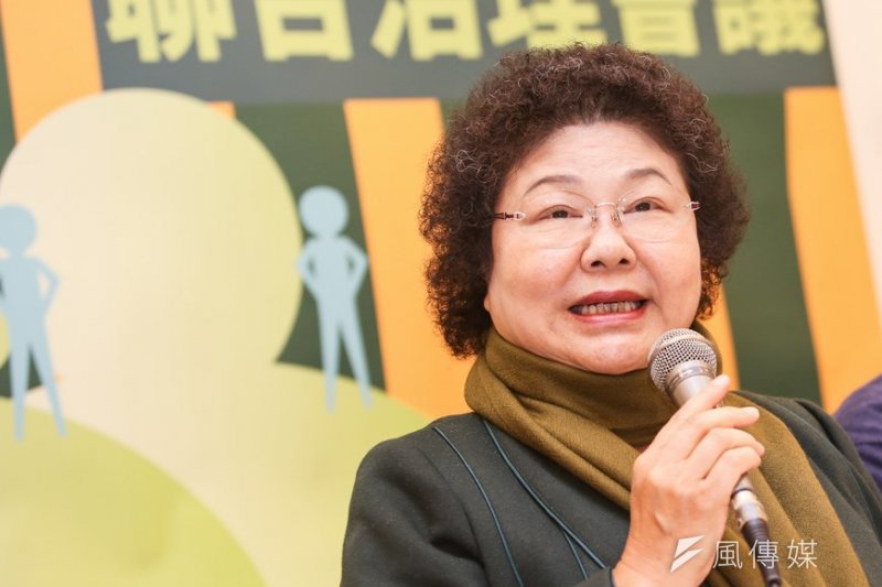 高雄市長陳菊表示,高雄巨蛋當初是菱角田,和台北大巨蛋位在精華地段不同。(資料照片,林韶安攝)
