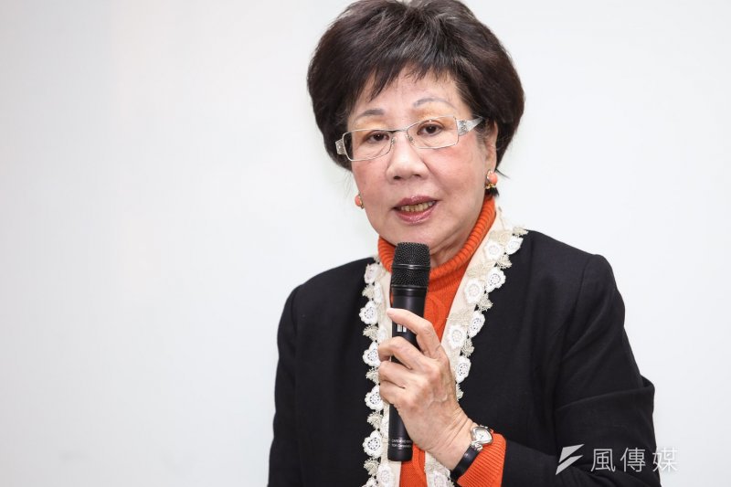前副總統呂秀蓮今日將赴高檢署告發另一位前副總統觸犯刑法外患罪。(資料照片,林韶安攝)