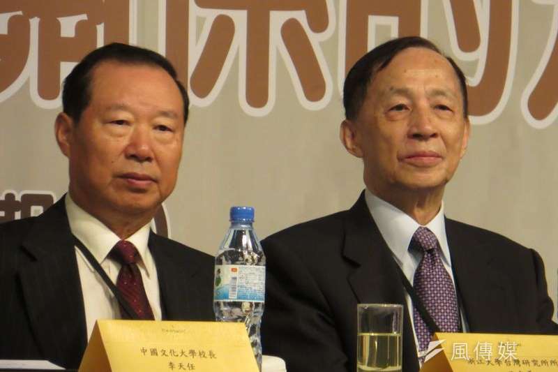 前海協會長王在希(左)表示,政黨輪替不影響兩岸關係進展。(仇佩芬攝) 前海協會長王在希(左)表示,政黨輪替不影響兩岸關係進展。(仇佩芬攝)
