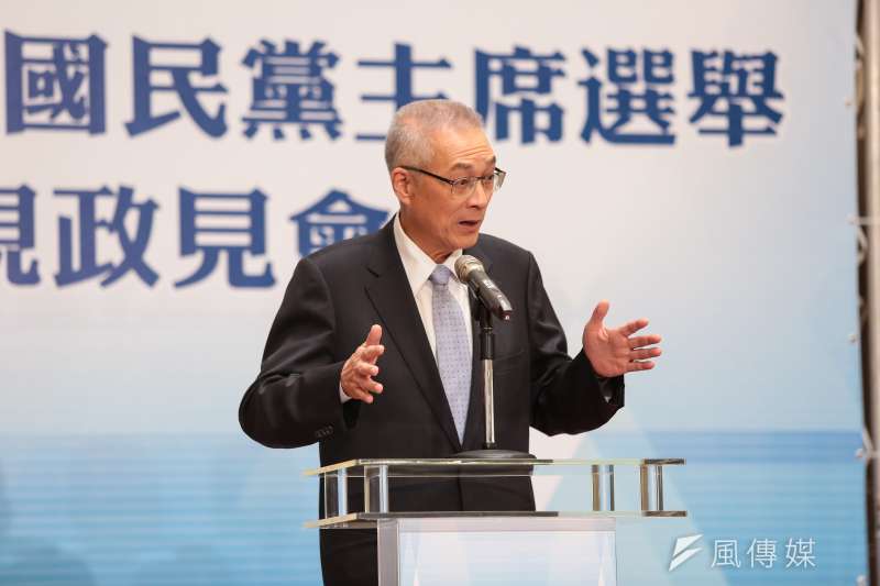 20170429-國民黨主席選舉候選人吳敦義29日於「106年中國國民黨主席選舉電視政見會」後接受媒體聯訪。(顏麟宇攝) 20170429-國民黨主席選舉候選人吳敦義29日於「106年中國國民黨主席選舉電視政見會」後接受媒體聯訪。(顏麟宇攝)