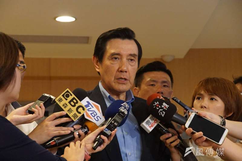 前總統馬英九指出,聯合國1989年的「公政公約第二任擇廢死議定書」,加入的國家才有廢死義務,我國並未加入。(盧逸峰攝) 前總統馬英九指出,聯合國1989年的「公政公約第二任擇廢死議定書」,加入的國家才有廢死義務,我國並未加入。(盧逸峰攝)