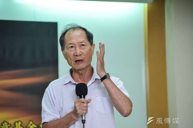 20170626-台灣民意基金會「中巴建交後的台灣政局發展」全國性民調發表會,董事簡錫堦。(甘岱民攝) 20170626-台灣民意基金會「中巴建交後的台灣政局發展」全國性民調發表會,董事簡錫堦。(甘岱民攝)