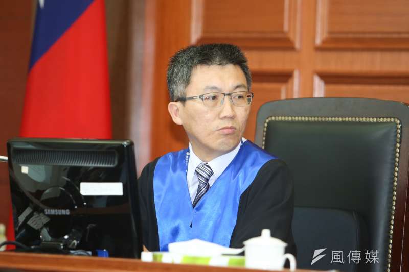 陪審法官林孟皇出席被控涉搶獲特赦的蘇炳坤提起再審,台灣高等法院第二度開庭。(陳明仁攝) 陪審法官林孟皇出席被控涉搶獲特赦的蘇炳坤提起再審,台灣高等法院第二度開庭。(陳明仁攝)