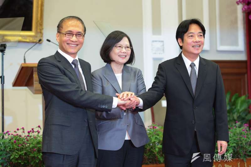 20170905-總統蔡英文5日親自召開新任行政院長公佈記者會,並確定由台南市長賴清德接任。(顏麟宇攝) 20170905-總統蔡英文5日親自召開新任行政院長公佈記者會,並確定由台南市長賴清德接任。(顏麟宇攝)