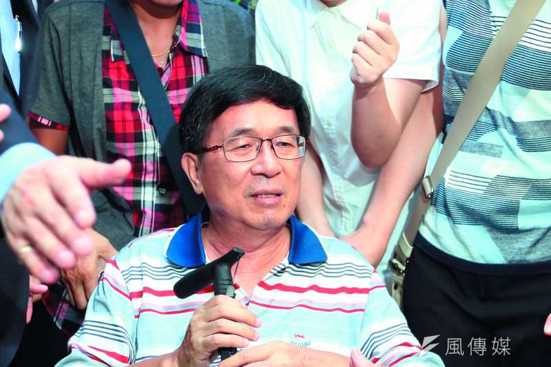 陳水扁曾涉及六案遭法院判刑定讞,目前身上還背著五大案。(林瑞慶攝) 陳水扁曾涉及六案遭法院判刑定讞,目前身上還背著五大案。(林瑞慶攝)