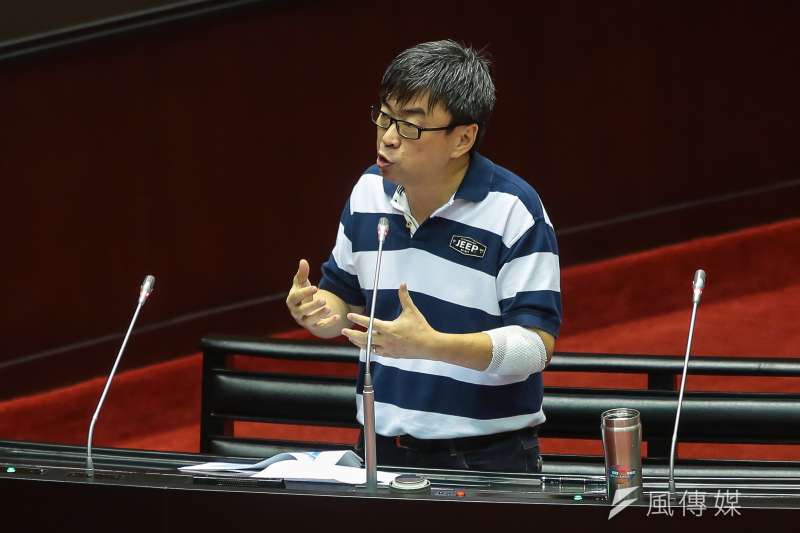 20171020-民進黨立委段宜康20日於立院質詢。（顏麟宇攝）