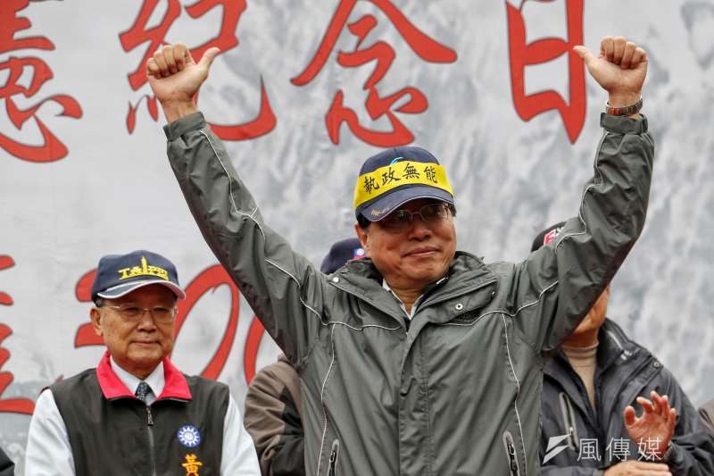 20171217-八百壯士慶祝中華民國「106年行憲紀念日暨八百壯士護憲維權300天活動」,李來希出席。(甘岱民攝) 20171217-八百壯士慶祝中華民國「106年行憲紀念日暨八百壯士護憲維權300天活動」,李來希出席。(甘岱民攝)