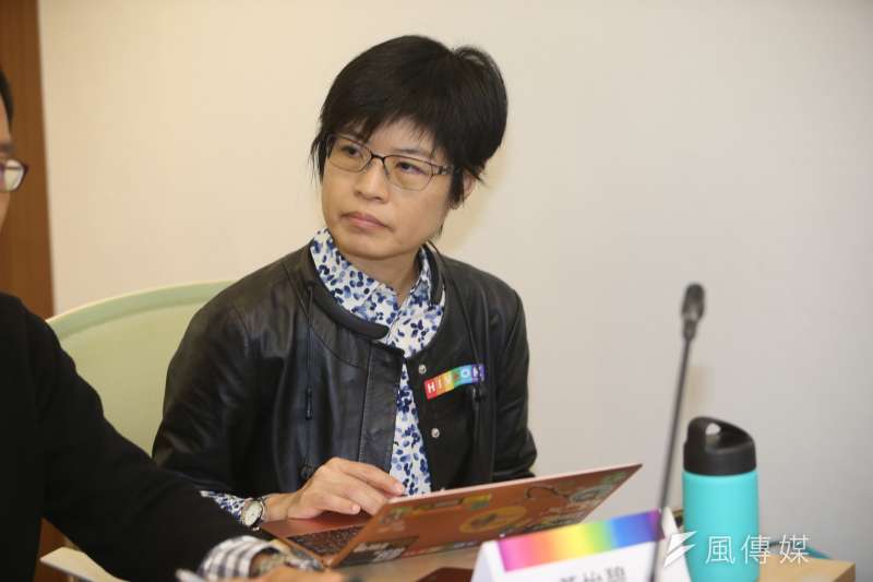 黃怡碧.人權公約施行監督聯盟執行長,出席立法院,台灣首次的《2017台灣同志(LGBTI)人權政策檢視報告》。(陳明仁攝) 黃怡碧.人權公約施行監督聯盟執行長,出席立法院,台灣首次的《2017台灣同志(LGBTI)人權政策檢視報告》。(陳明仁攝)