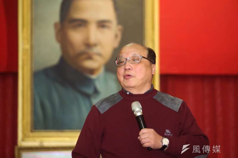 胡志強，前台中市長，全國公教軍警暨退休人員聯合總會總會長出席全國公教軍警暨退休人員聯合總會會員大會。（陳明仁攝）