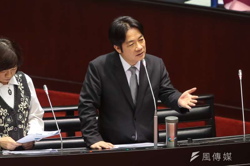 行政院長賴清德。(資料照片,顏麟宇攝)