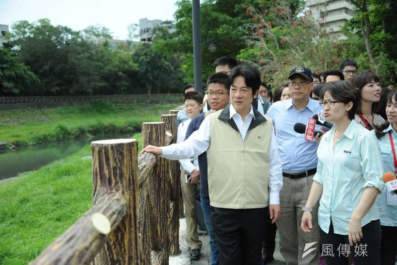 20180414-行政院長賴清德今（14）日率媒體參訪花蓮。（行政院提供）