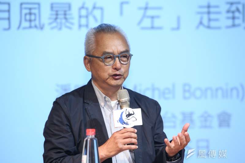 20180415-思沙龍:「1968五月風暴-曾是巴黎學運青年,今天怎麼說?」講座,由林載爵,聯經出版發行人主持。(陳明仁攝) 20180415-思沙龍:「1968五月風暴-曾是巴黎學運青年,今天怎麼說?」講座,由林載爵,聯經出版發行人主持。(陳明仁攝)
