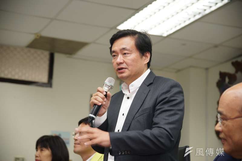 20180426-民進黨祕書長洪耀福致詞。(盧逸峰攝) 20180426-民進黨祕書長洪耀福致詞。(盧逸峰攝)